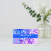 Abstracte Art Elegant Sjabloon Professional Visitekaartje (Staand voorkant)