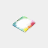 Abstracte art elegante Sjabloon Blank Post-it® Notes (Schuin)