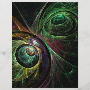 Abstracte Art Flyer voor ogen