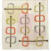 abstracte Art Hollow Rocks Chartreuse Green uit de Douchegordijn (Voorkant)