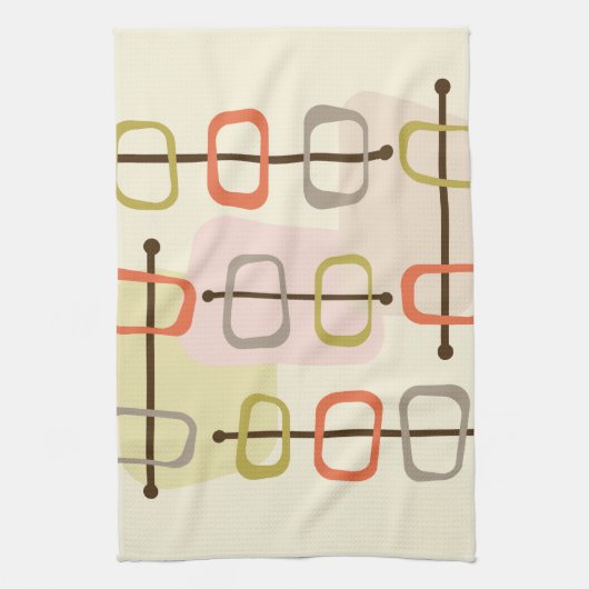 abstracte Art Hollow Rocks Chartreuse Green uit de Theedoek (Verticaal)