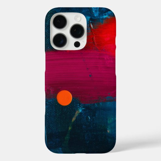 Abstracte Art iPhone Case (Achterkant)
