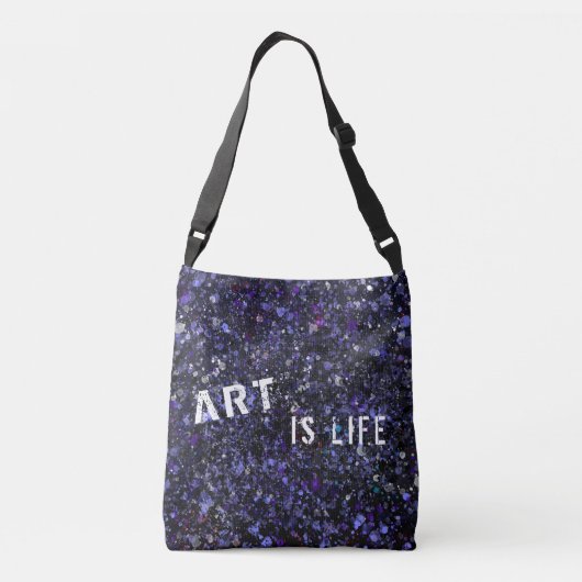 ABSTRACTE ART IS LEVEN CROSSBODY TAS (Achterkant)