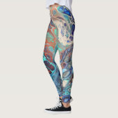 Abstracte art Leggings (Links)