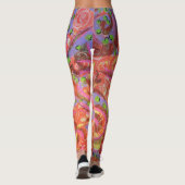 Abstracte art Leggings (Achterkant)