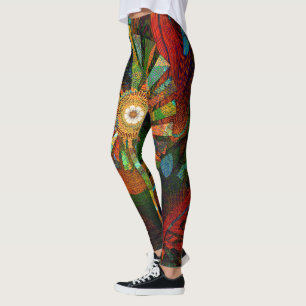 Abstracte art Leggings