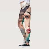 Abstracte art Leggings (Links)