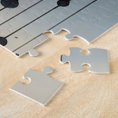 Abstracte Art Matrix Meisje puzzel (Zijkant)