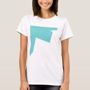 Abstracte art minimalistisch t-shirt