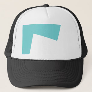 Abstracte art minimalistisch trucker pet