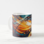 Abstracte Art Mok (Voorkant links)