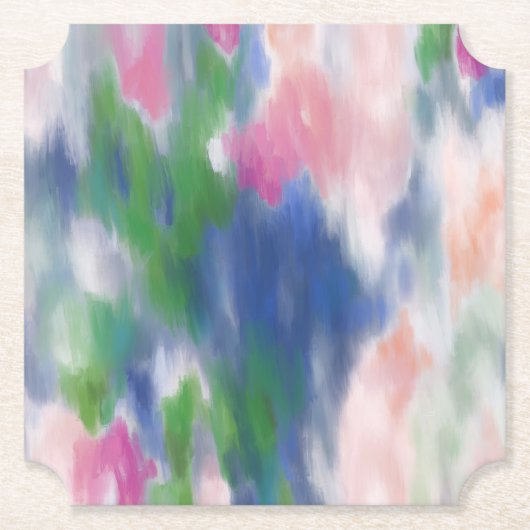 Abstracte Art Paper Onderzetters (Voorkant)