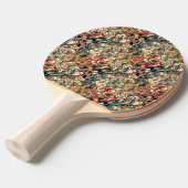 Abstracte Art Ping Pong Paddle Tafeltennisbatje (Voorkant Gekanteld)