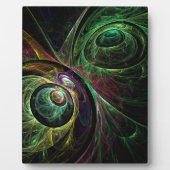 Abstracte Art Plaque oogmerk Fotoplaat (Voorkant)