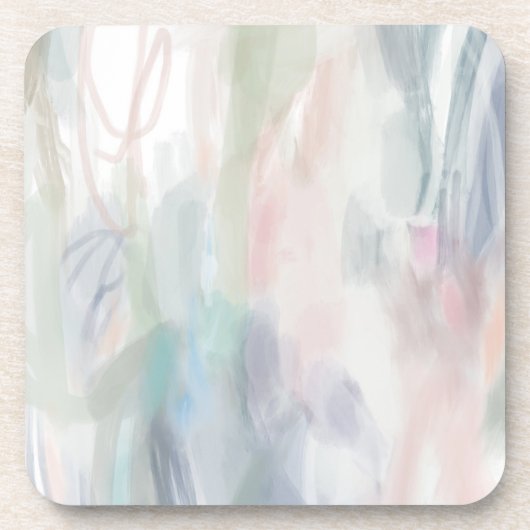 Abstracte Art Plastic Onderzetter Set (Voorkant)