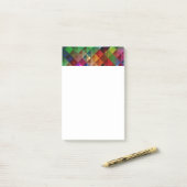 Abstracte Art Post Opmerkingen Post-it® Notes (Op bureau)