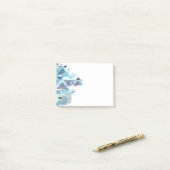 Abstracte Art Post Opmerkingen Post-it® Notes (Op bureau)