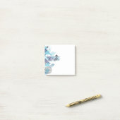 Abstracte Art Post Opmerkingen Post-it® Notes (Op bureau)