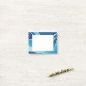 Abstracte Art Post Opmerkingen Post-it® Notes (Op bureau)