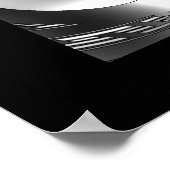 Abstracte Art Poster Silver Space (Hoek)