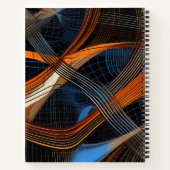 Abstracte Art Print Notitieboek (Achterkant)