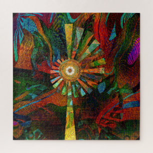 Abstracte Art Puzzle Legpuzzel