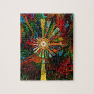 Abstracte Art Puzzle Legpuzzel