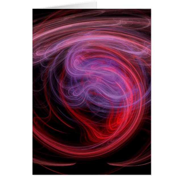 Abstracte Art Red Wave (Voorkant)