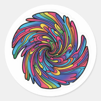 Abstracte Art Sticker - Unieke Design