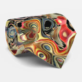 Abstracte Art Stropdas (Opgerold)