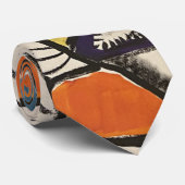 Abstracte Art Stropdas (Opgerold)