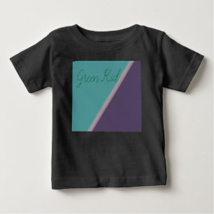 Abstracte Art Turquoise Paars