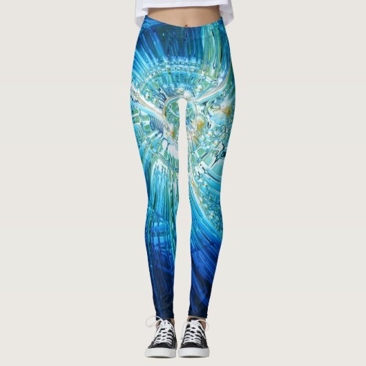 Abstracte artikel 114-Leggings Leggings (Voorkant)