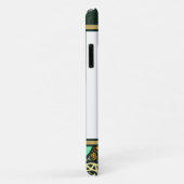 Abstracte artistieke cirkels grens Case-Mate iPhone case (Achterkant/rechts)