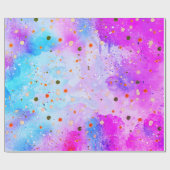 Abstracte Artsy Fun Cadeau Ideeën Inpakpapier (Vlak)