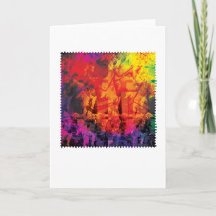Abstracte Arty Groeten Kaart
