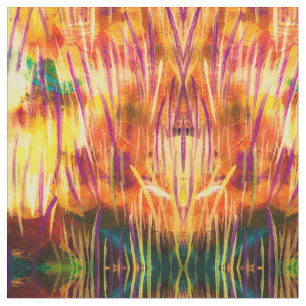 Abstracte Aspen Grass Fabric Stof