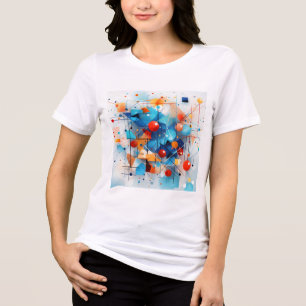 Abstracte aura Tri-Blend shirt