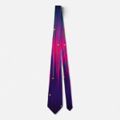 Abstracte Aurora Borealis kleurig Stropdas (Voorkant)