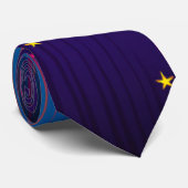 Abstracte Aurora Borealis kleurig Stropdas (Opgerold)
