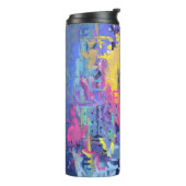 Abstracte Aurora Thermosbeker (Gedraaid links)