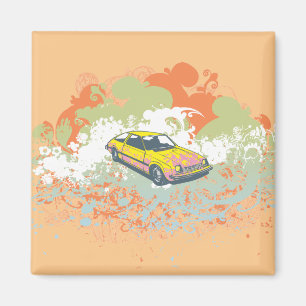 Abstracte auto magneet