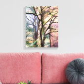 ABSTRACTE AUTUMN BOMEN CANVAS AFDRUK (Insitu (Woonkamer))