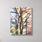 ABSTRACTE AUTUMN BOMEN CANVAS AFDRUK (Voorkant)