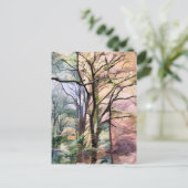 ABSTRACTE AUTUMN BRIEFKAART (Staand voorkant)