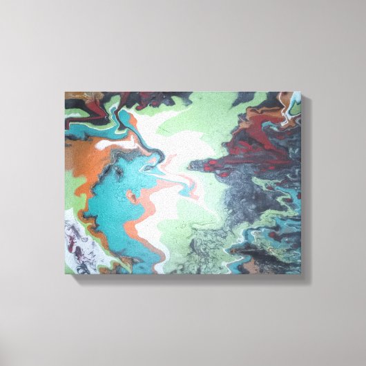 Abstracte Avian Canvas Print (Voorkant)