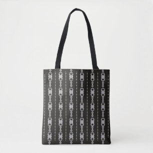 Abstracte aztec harttextuur draagtas