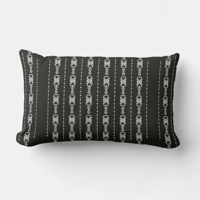 Abstracte aztec harttextuur kussen (Voorkant)
