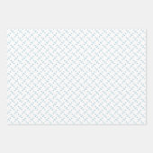 Abstracte Baby Blues Inpakpapier Vel (Voorkant)