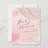 Abstracte Baby shower Pastel Circles Kaart (Voorkant)